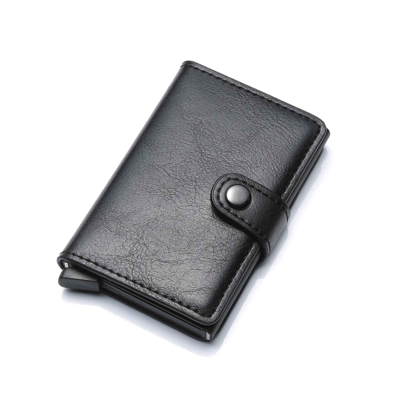 

Minimal RFID Blocking PU Leather Card Holder Wallet, Customized