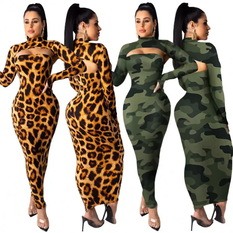 
11AF063 best design strapless dress micro coat bodycon printed Women Clothing Two Piece Sets 