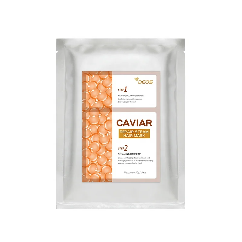 

Caviar Steam Hair Mask Care Private Label Factory Price Shiny Hair Mask