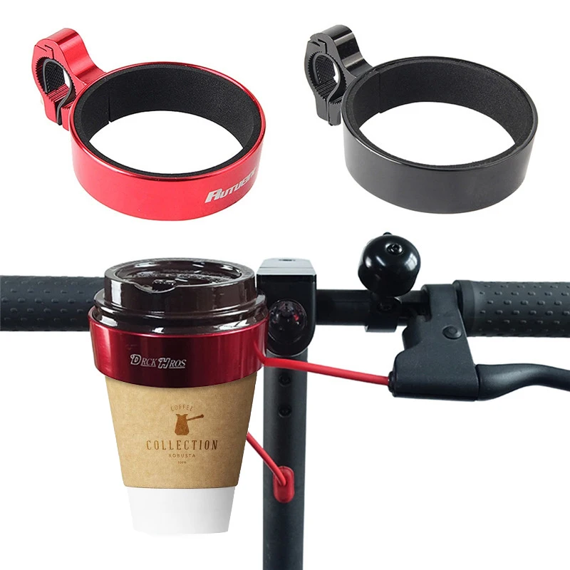 

Bike Handlebar Bottle Cup Holder Handlebar Mount Coffee Drinks Cup Holder Bracket Aluminum For Handlebar Rack, Yellow, red, blue, black, silver