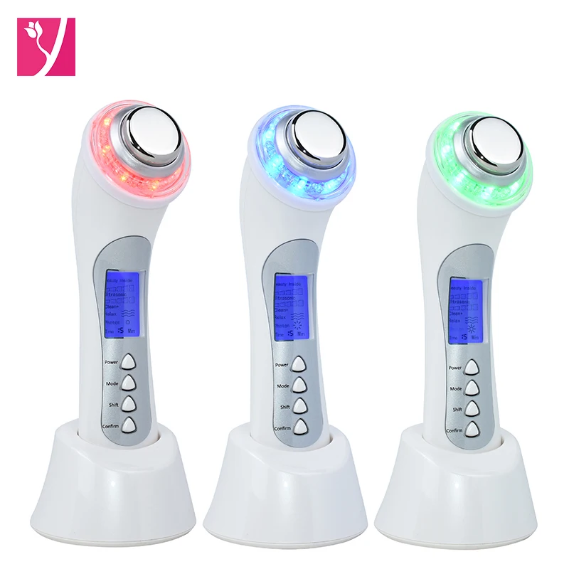 

Personal Care Face Skin Tightening Equipment Red Light Therapy Beauty Device Multi-functional Ultrasonic Facial Massage Machine