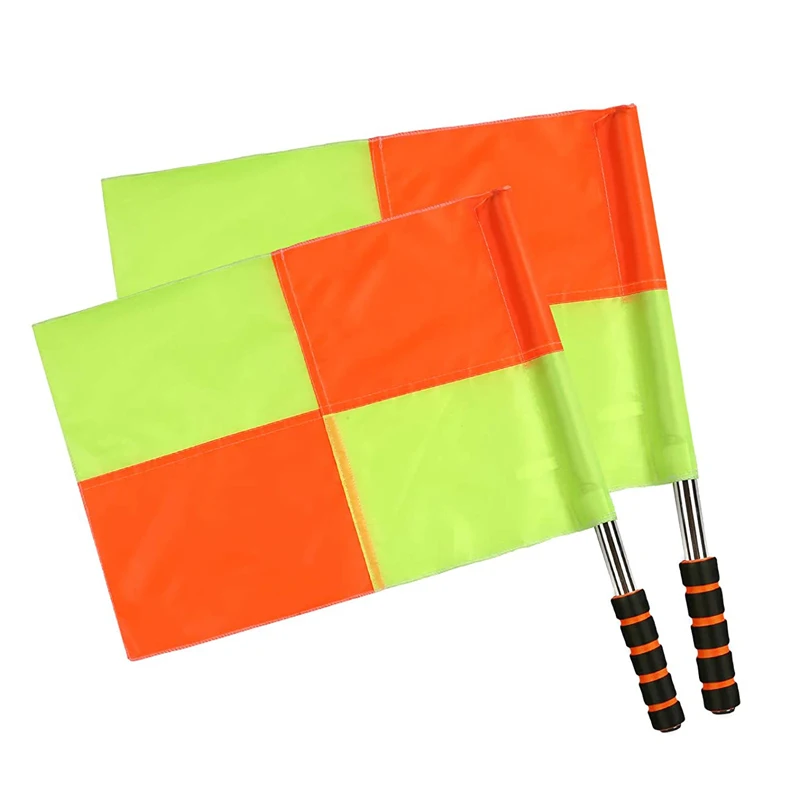 

Football Sports Game Hand Signal Flag Red And Yellow Card Football Referee Equipment Referee Flags