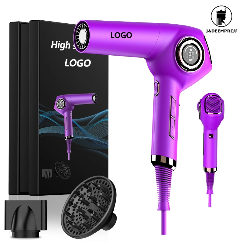 

Professional Hair Dryer LCD Display with 3 Speed Setting Negative Ion BLDC Hair Blow Dryer High Power 2023