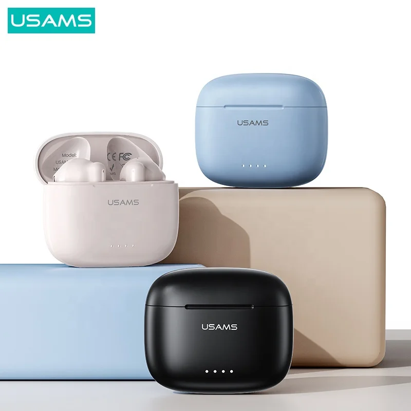 

USAMS portable earbuds earphones headphones bluetooth wireless earphone in ear earphones