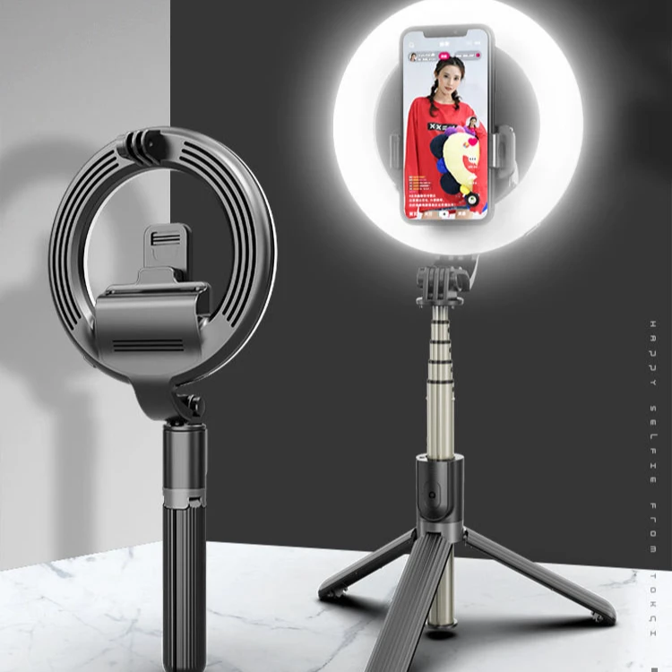 

L07 portable led mobile mobile ring light remote control stand