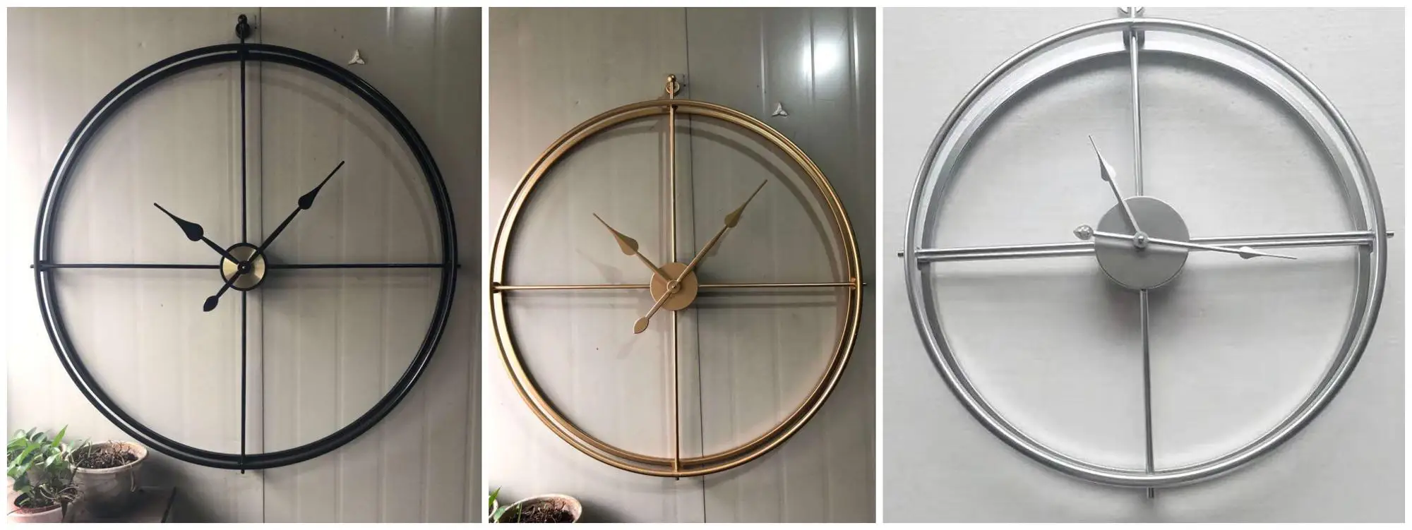 3D Crystal Display clock for Living Room wall clock home decor  