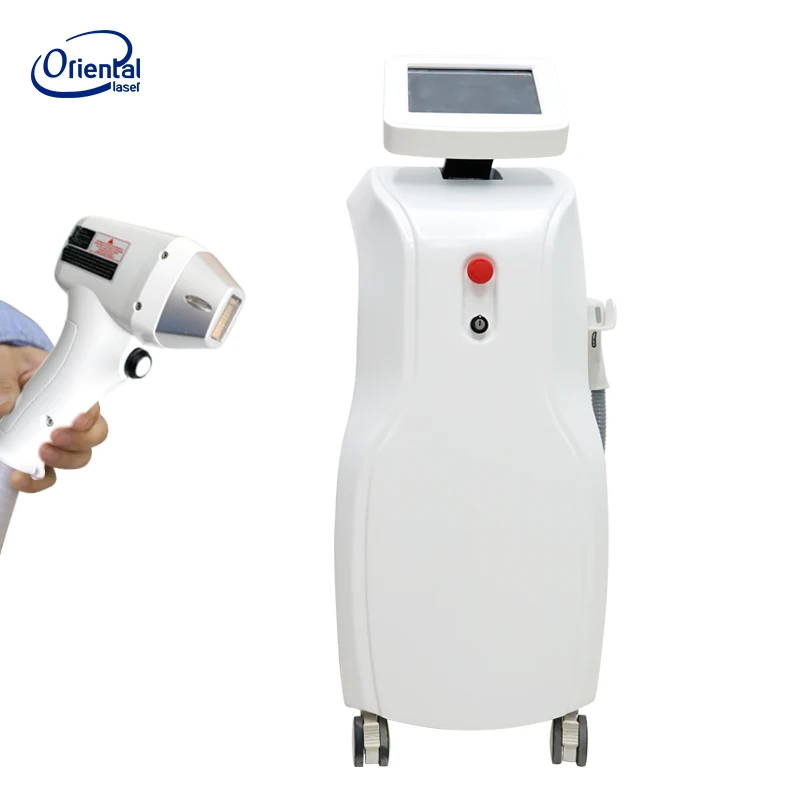 

Stationary / Vertical Diodes Laser beauty equipment vertical germany 808nm permanent diodes laser hair removal machine, White+black