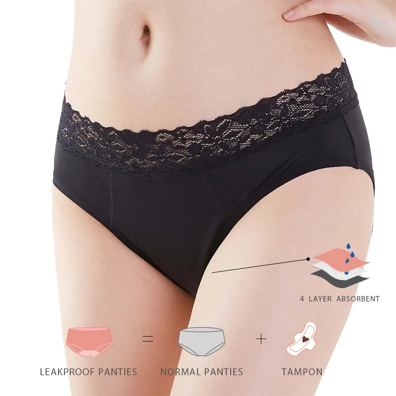 
2019 Lynmiss High quality Women Safety period panties menstrual Female Physiological Underwear Comfortable Menstrual Panties 