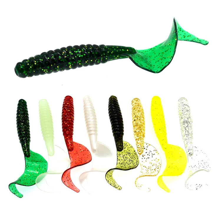 

high quality 90mm 5.5g high quality fishing lure soft bait fit saltwater freshwater fishing lure, 8 colors