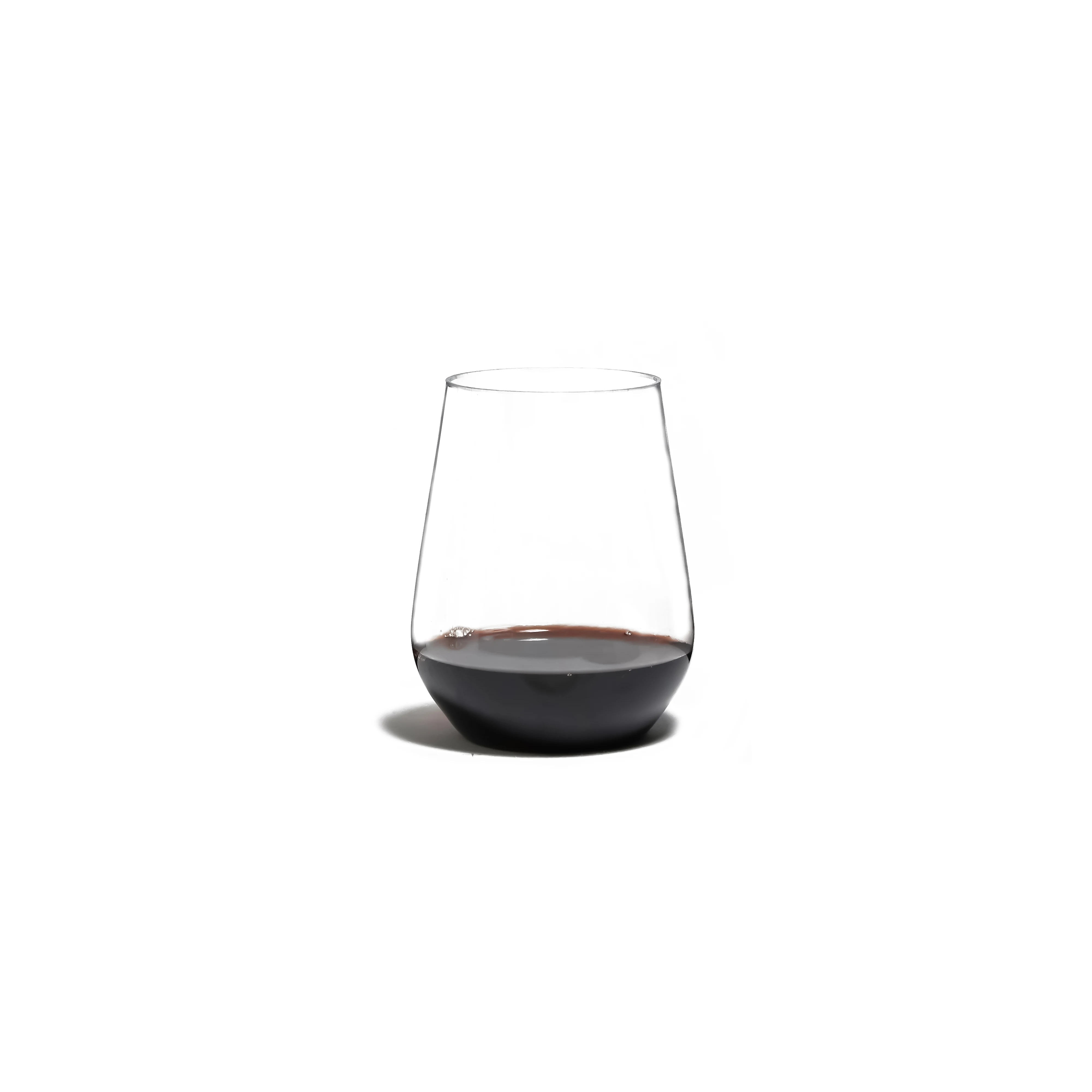 

Factory Wholesale Stemless Wine Glass Blown Round Shape Plastic Acrylic Wine Tumbler, Customized