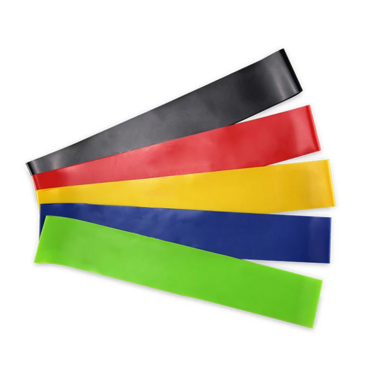 

New arrival custom logo colorful latex resistance band, Customized