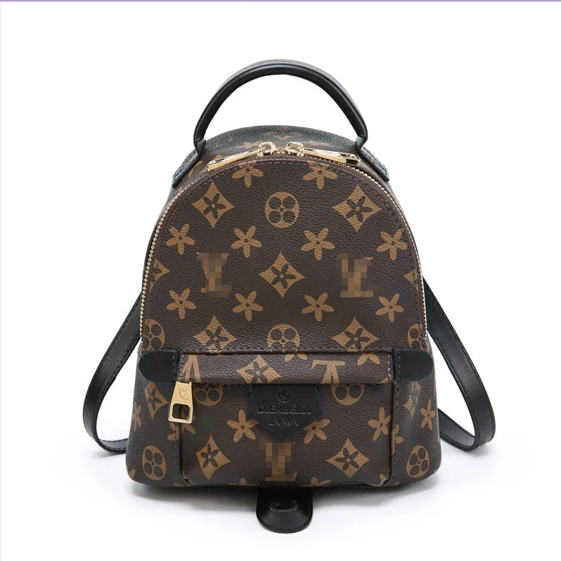 

2021 new luis vuiton bags ladies leather shoulder messenger bags for girls backpack, Brown