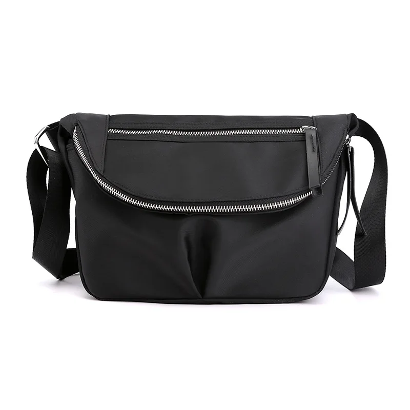 

Multi pocket casual fashion all match large size black crossbody bags