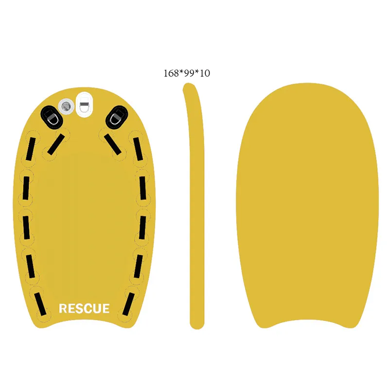 

Drop Stitch Inflatable Small Sup Board Customized Color Short Lifeguard Sled Jet Ski Rescue Sled Board