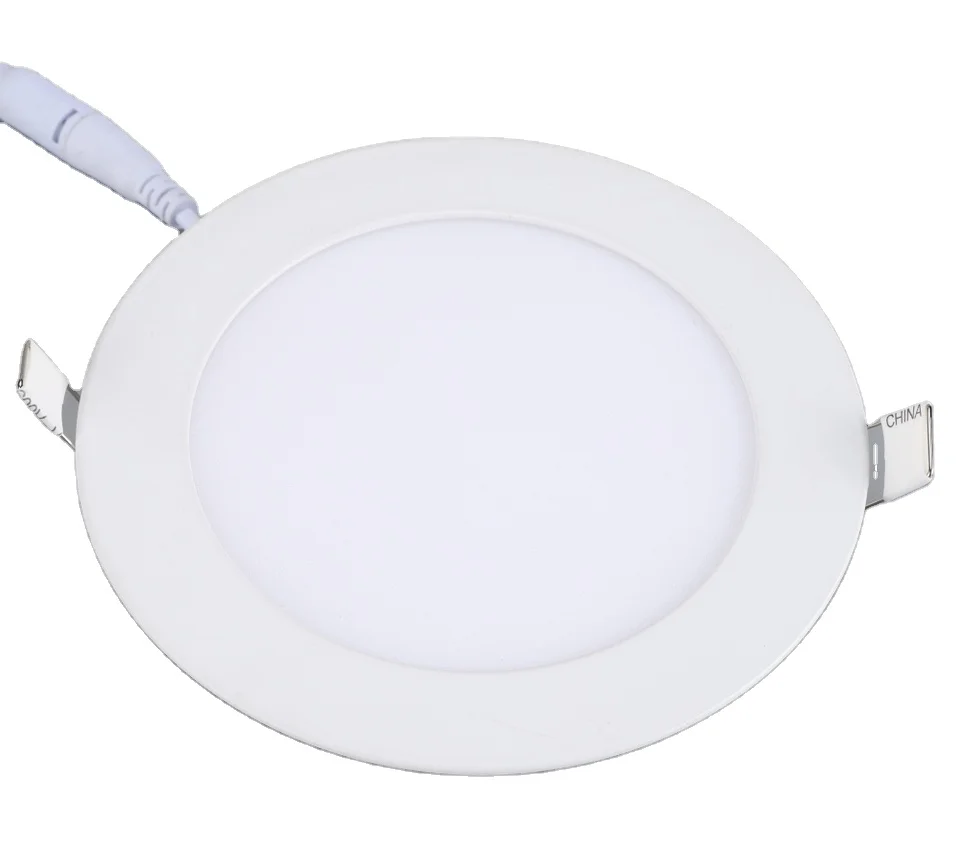 Stable Quality Round Panel Led Ceiling Light Frame Panel Light Fixture With On Off Switch