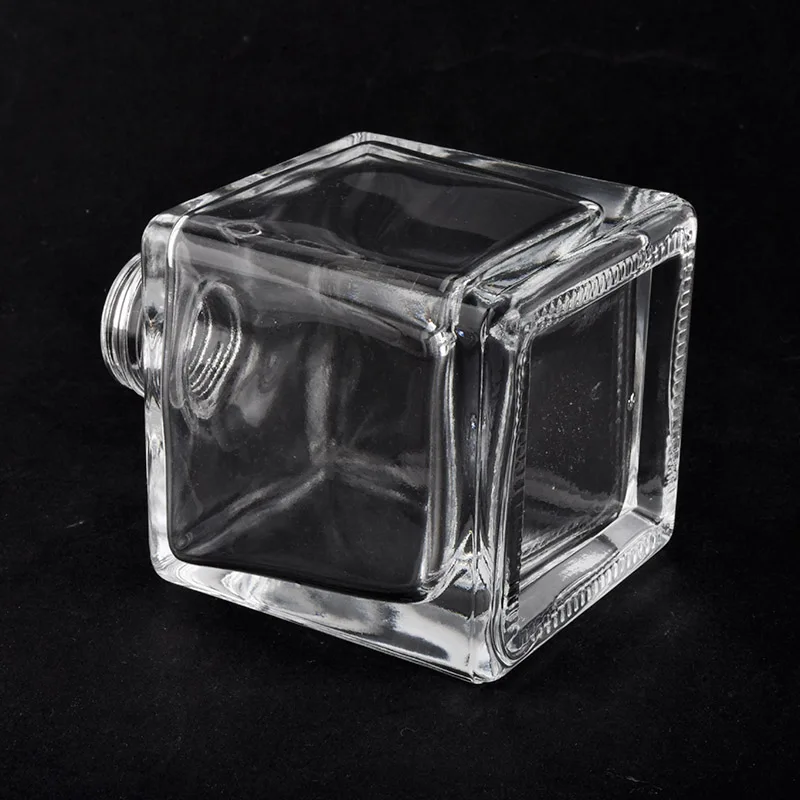 square empty glass diffuser