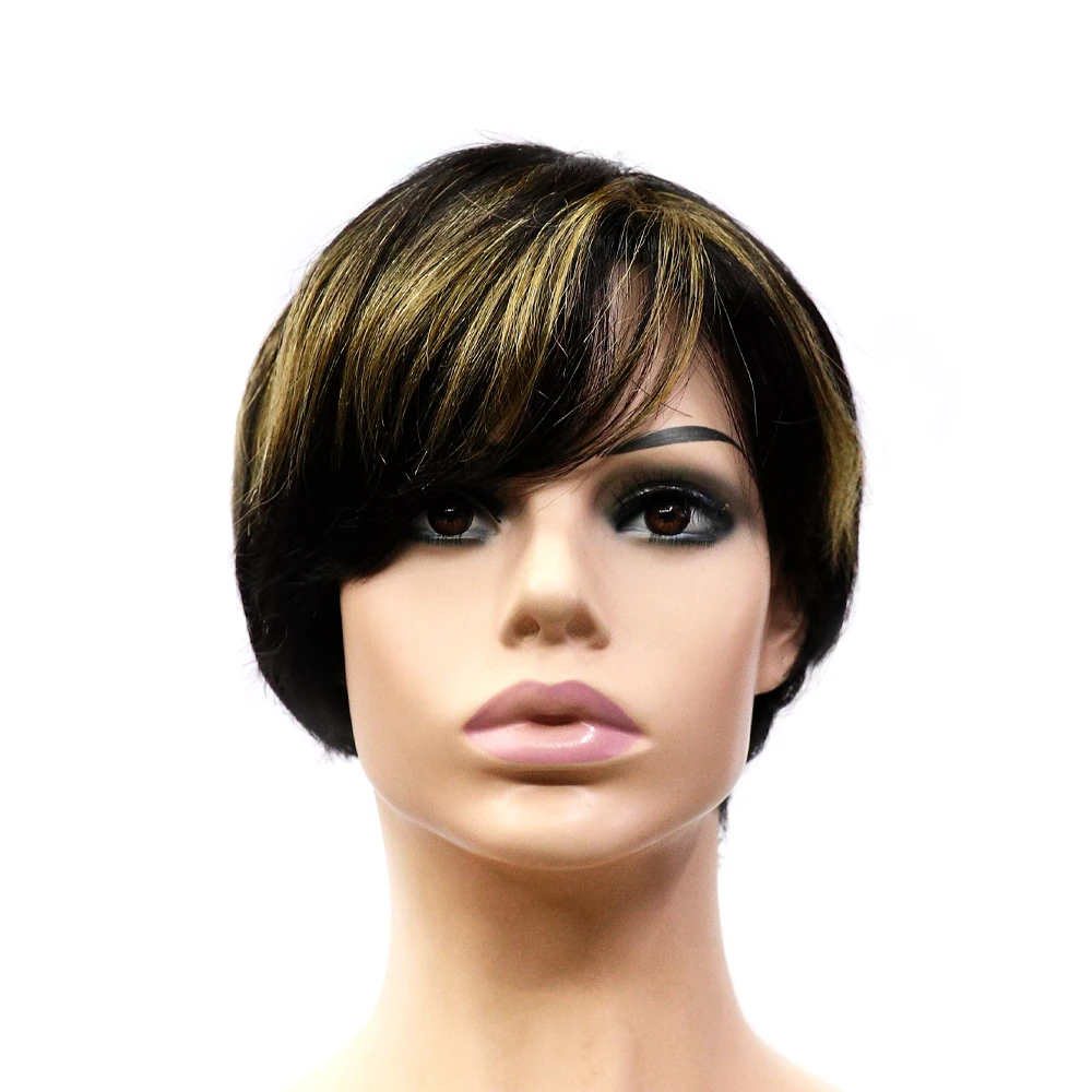 

Wholesale Vendors Water Wave Brazilian Virgin Hair Bob Wig With Bangs Full Machine Made Human Hair Wigs For Black Women