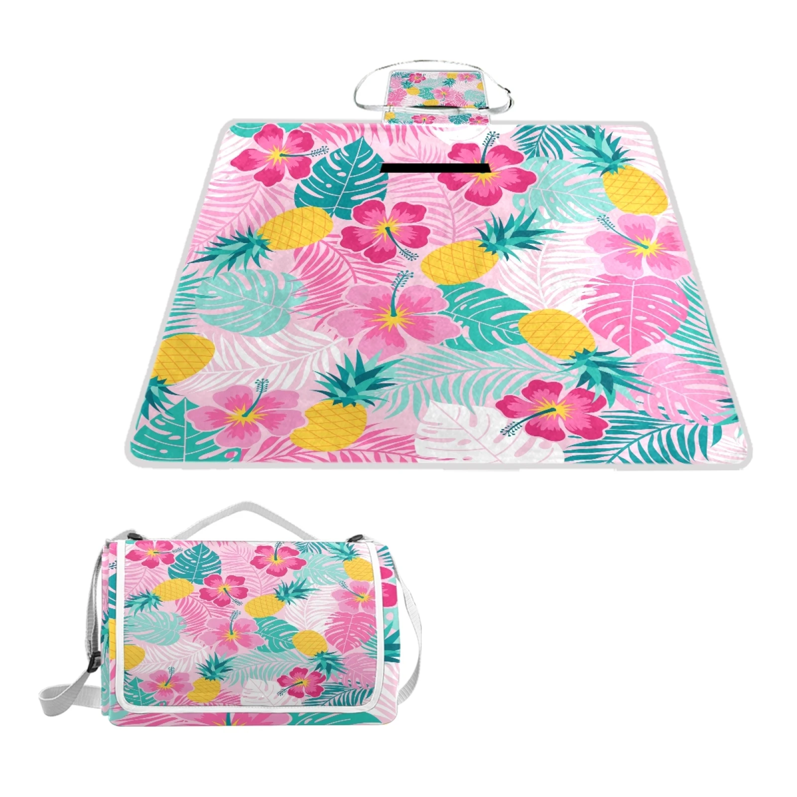 

Best Quality Custom Printed Waterproof Foldable Beach Camping Mat Picnic Blanket