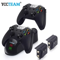 

YCCTEAM charging dock station for xbox one/one s/one x/one elite wireless controller with 2x 1200 mAh batteries