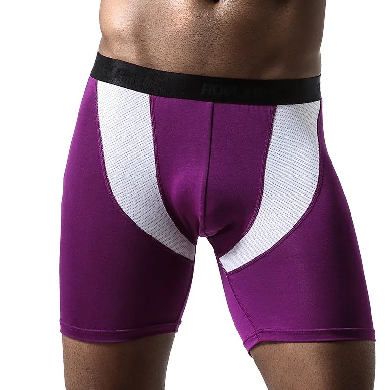 

New Trend Extended Plus Size Men's Briefs & Boxers Shorts Man Modal Underwear Mesh Lining Wholesale, Picture