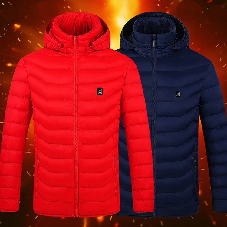 

Fashion Heating Clothes Battery Powered Heated Jacket Liner Sports Heated Jackets, Red/black/blue