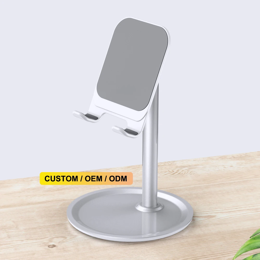 

Free Shipping 1 Sample OK Universal Desktop Metal Aluminum Alloy Portable Cellphone Tablet Mobile Phone Table Stand Customized