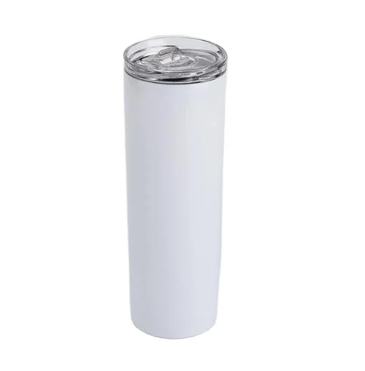 

Wholesale 20oz 30oz Sublimation Blanks Straight Skinny Tumbler Double Wall Stainless Steel Tumbler Cups, Customized color acceptable
