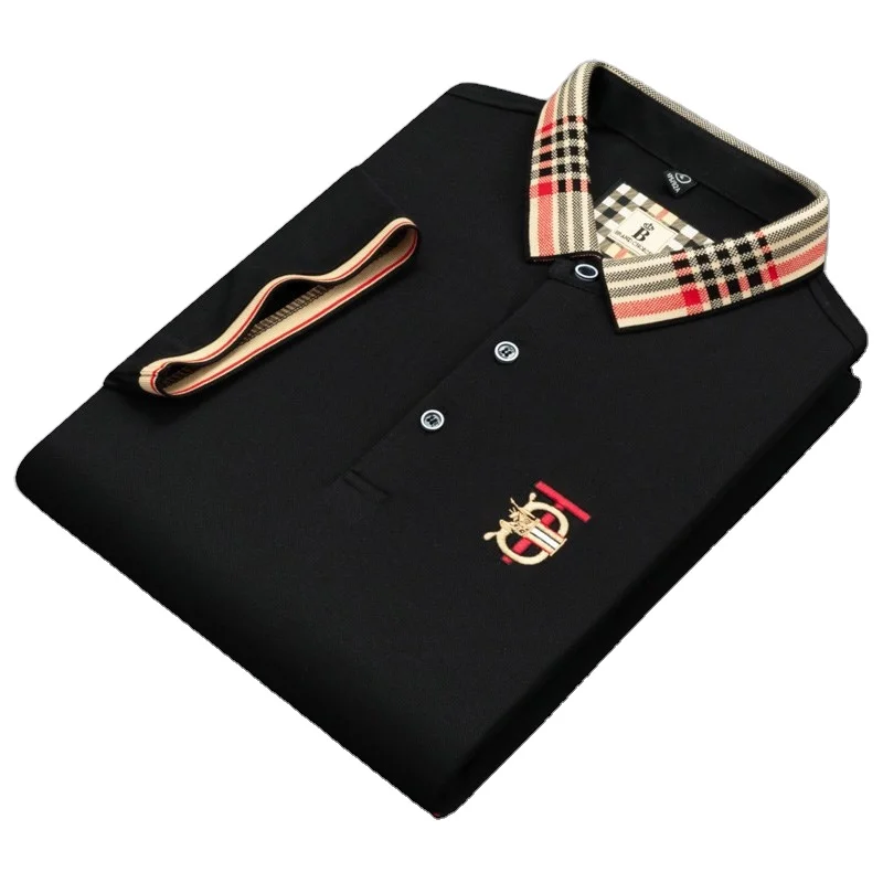 

Wholesale 100% Cotton Men's Polo Shirt Embroidery Logo Men Polo Luxury Shirt Plain Golf Polo T-shirts Custom Golf Shirts