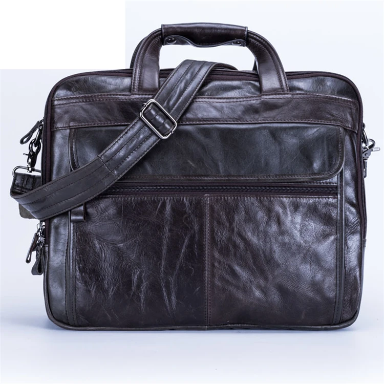 

European Trendy Borse A Tracolla Laptop Bag Crossbody Leather Shoulder Bag For Men