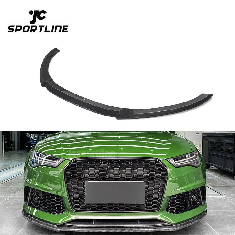 

Custom Style RS6 Front Spoiler Carbon Fiber for Audi RS6 C7 Typ 4G 5-Door Avant 2013-2018