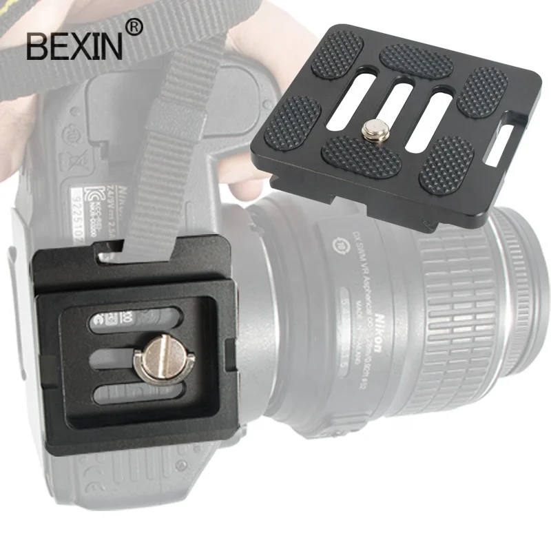 

BEXIN Universal dslr Camera Accessories arca swiss camera tripod base Quick Release QR Plate For sirui tripod Canon Nikon Camera