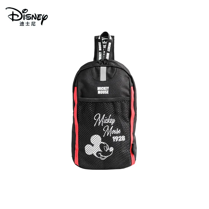 

Hot Sale Fashion Disney Cartoon Logo Mens Chest Bag Single Shoulder Polyester Men Bags Single Shoulder