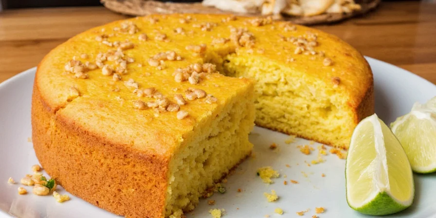 Cornbread with Black Bean Soup Bowl