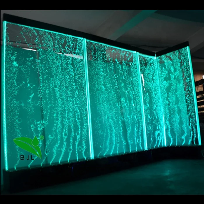 

Customer made LED Bubble Water Feature Wall Acrylic Screens & Room Dividers