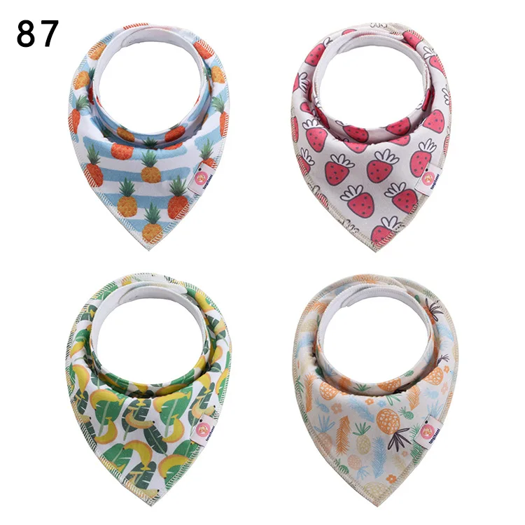 

2021 HOT Sale Cotton Saliva Towel Baby Bib Baby Bib Fleece Material Triangle Scarf Maternal And Child Supplies Spring And Autumn, Pictures