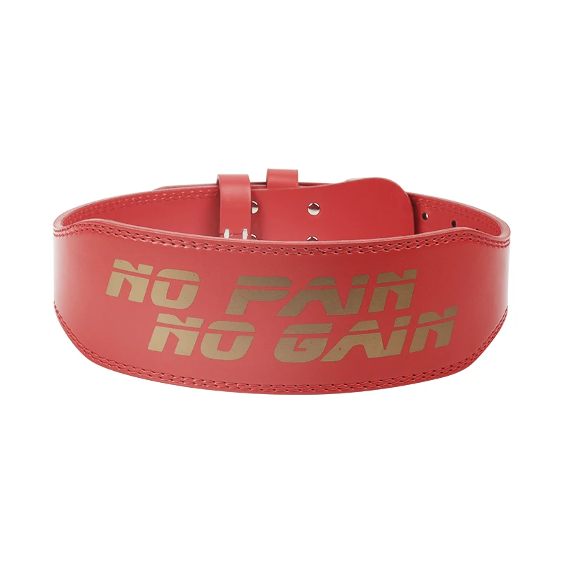 Customized Weight Belts for Weightlifting Gym Fitness Safety Training Heavy Duty Leather Powerlifting Belt