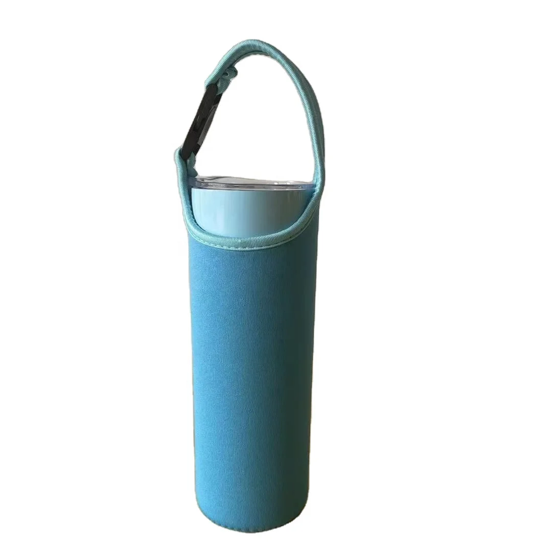 

20 oz wholesale Carry Neoprene Coffee Cup Holder Carrier Bag curve tumbler bags 20oz skinny tumbler cup holder, Customized colors acceptable
