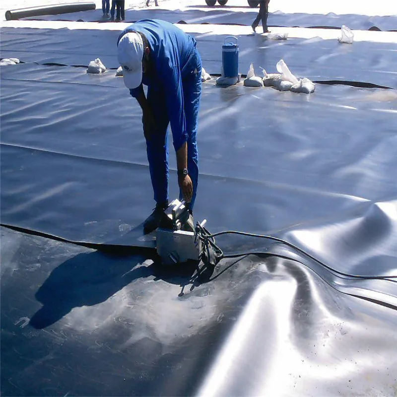 
500 microns HDPE Geomembrane Fish Farm Pond Membrane 