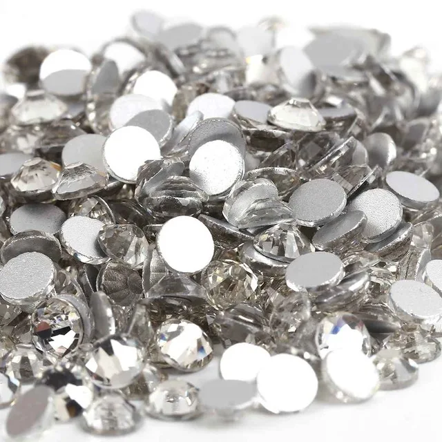 

Wholesale High Quality Bling Crystal Non Hot Fix Machine cut Glass Rhinestone For Nail art