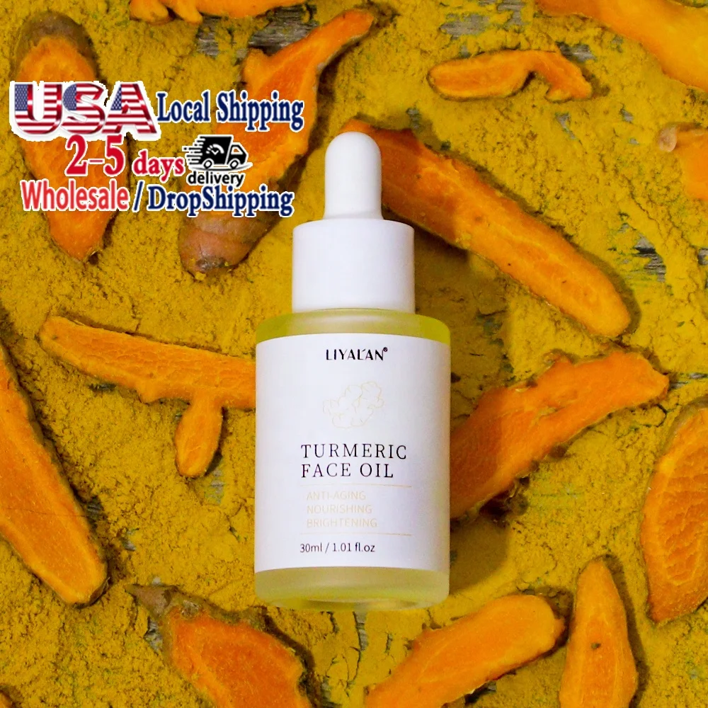

Wholesale Facial Turmeric Essential Oil Natural Organic Anti-Aging Whitening Acne Removal Tumeric Face Oil
