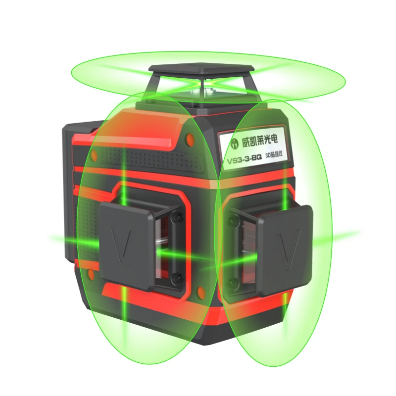 
360 12 lines in china 3D multi green cross automatic land rotari beam laser level 