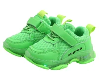 

2019 Fashion Kids Boys Girls LED Shoes Light Up Sneakers Sports Loafers