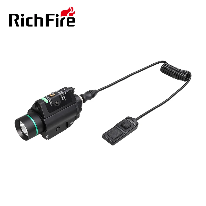 

RichFire Long remote Wire self defence weapons green laser sight and flashlight for pistol