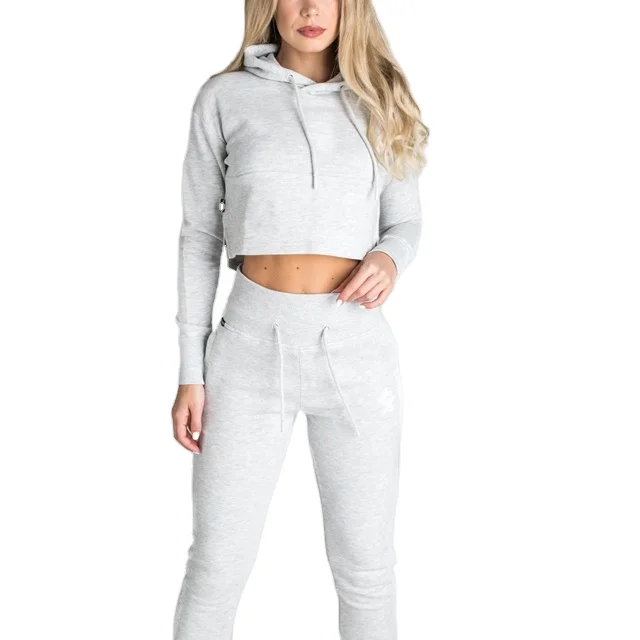 

2019 latest design Customized Logo sportswear tracksuits set for women Jogging Suits Wholesale, Custom colors