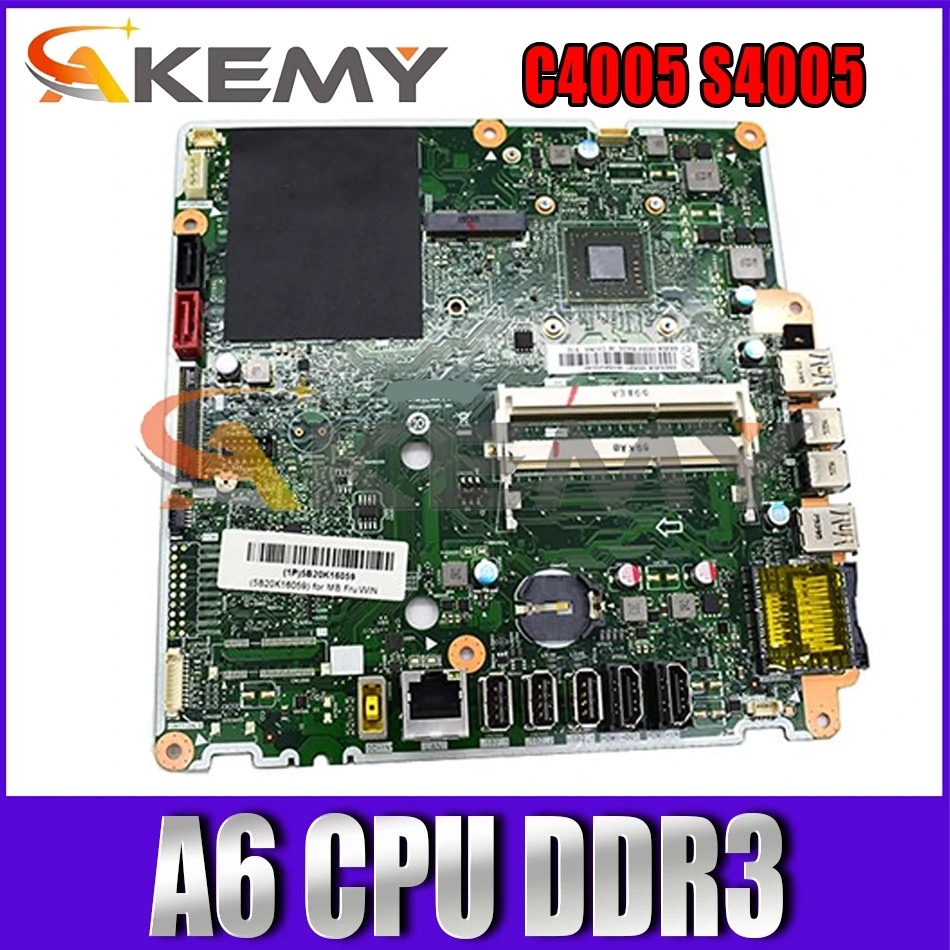 

Akemy For C4005 S4005 all-in-one Computer Motherboard CFT83S1 VER 1.0 CPU A6 Integrated Graphics Card DDR3 100% Test OK