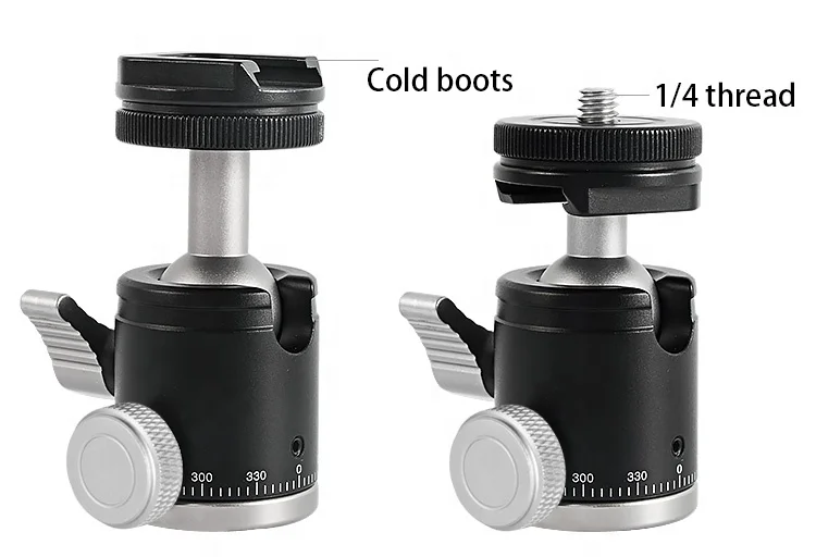
BEXIN dslr camera flash stand 360 degree swivel small mini tripod ball head mount with 1/4 screw for video camera tripod monopod 