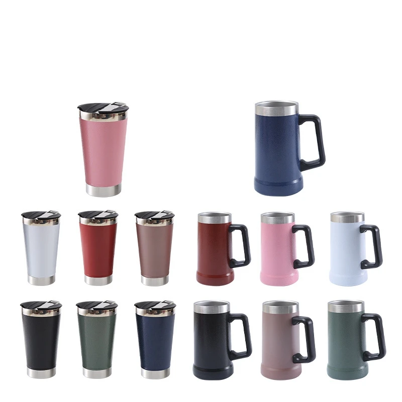 

Hot selling 473 ml Gift use custom logo thermal stainless steel tumbler cup insulated beer mugs with bottle opener