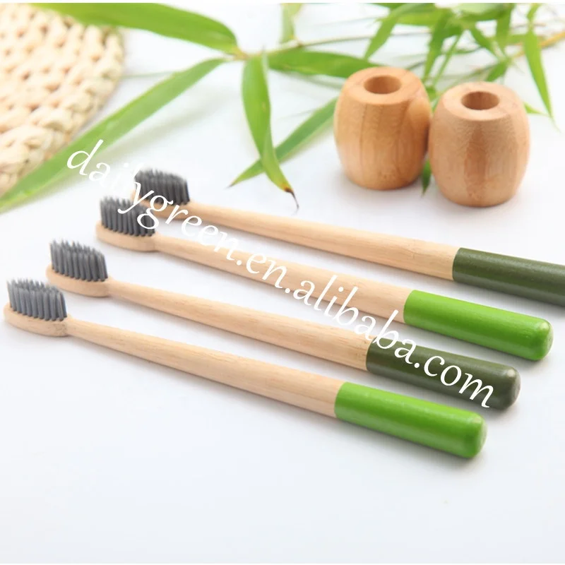 

Eco-friendly Bamboo Soft Toothbrush 4 Pack Wholesale With Private Label