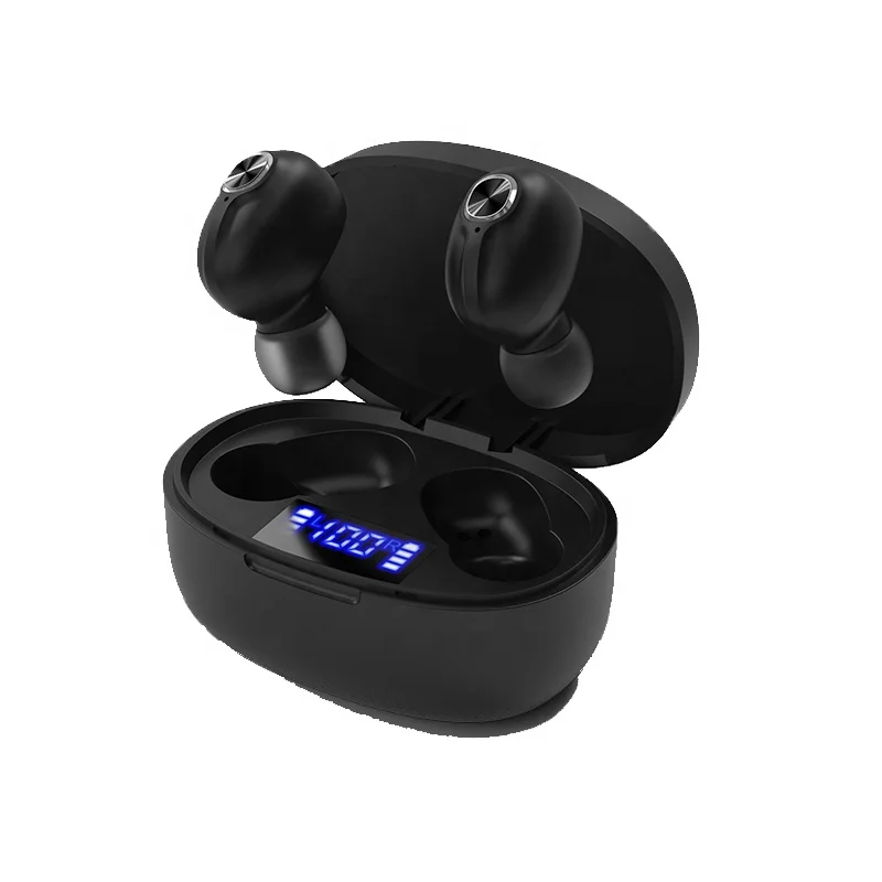 

T15 140 Playtime Touch Control Waterproof TWS 3D Stereo in Ear True Wireless Earbuds Headphone, Black white pink skin color