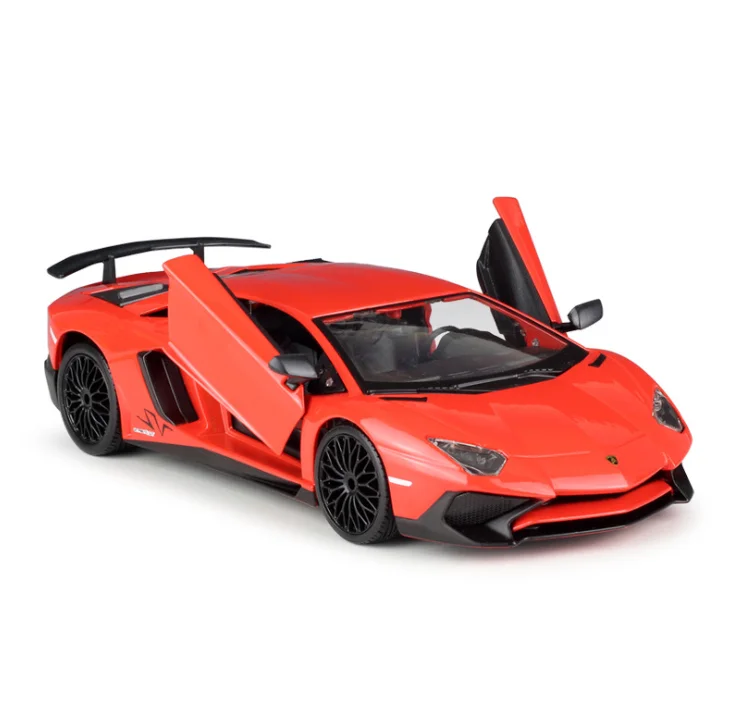 

Bburago 1:24 Lamborghinii Aventador LP750-4 SV sports car simulation alloy car model finished products diecast toy vehicles